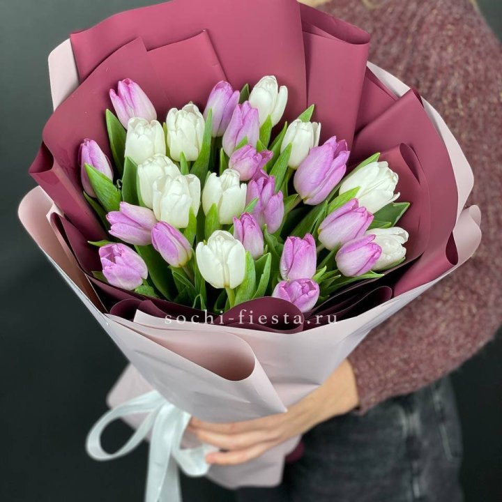 25 тюльпанов микс в Балаково