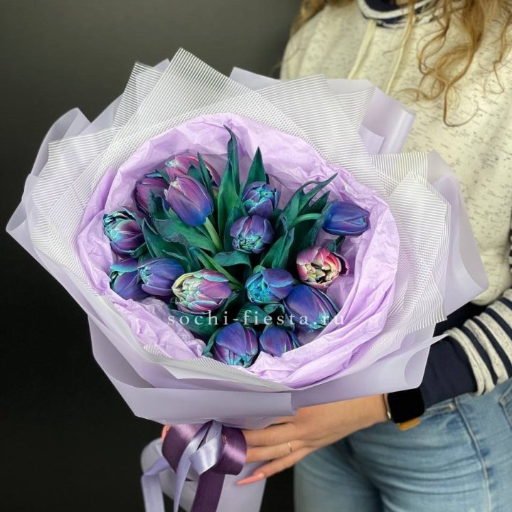 Букет тюльпанов "Пандора" в Балаково