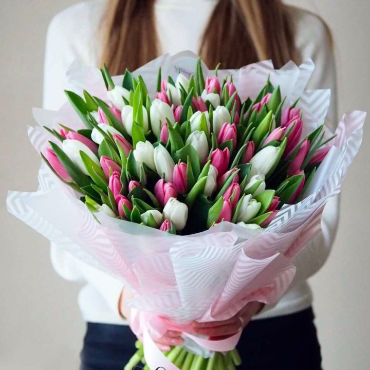 Букет тюльпанов "Лолита" в Балаково