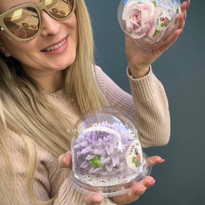 Зефир пион, роза (штучно) в Балаково